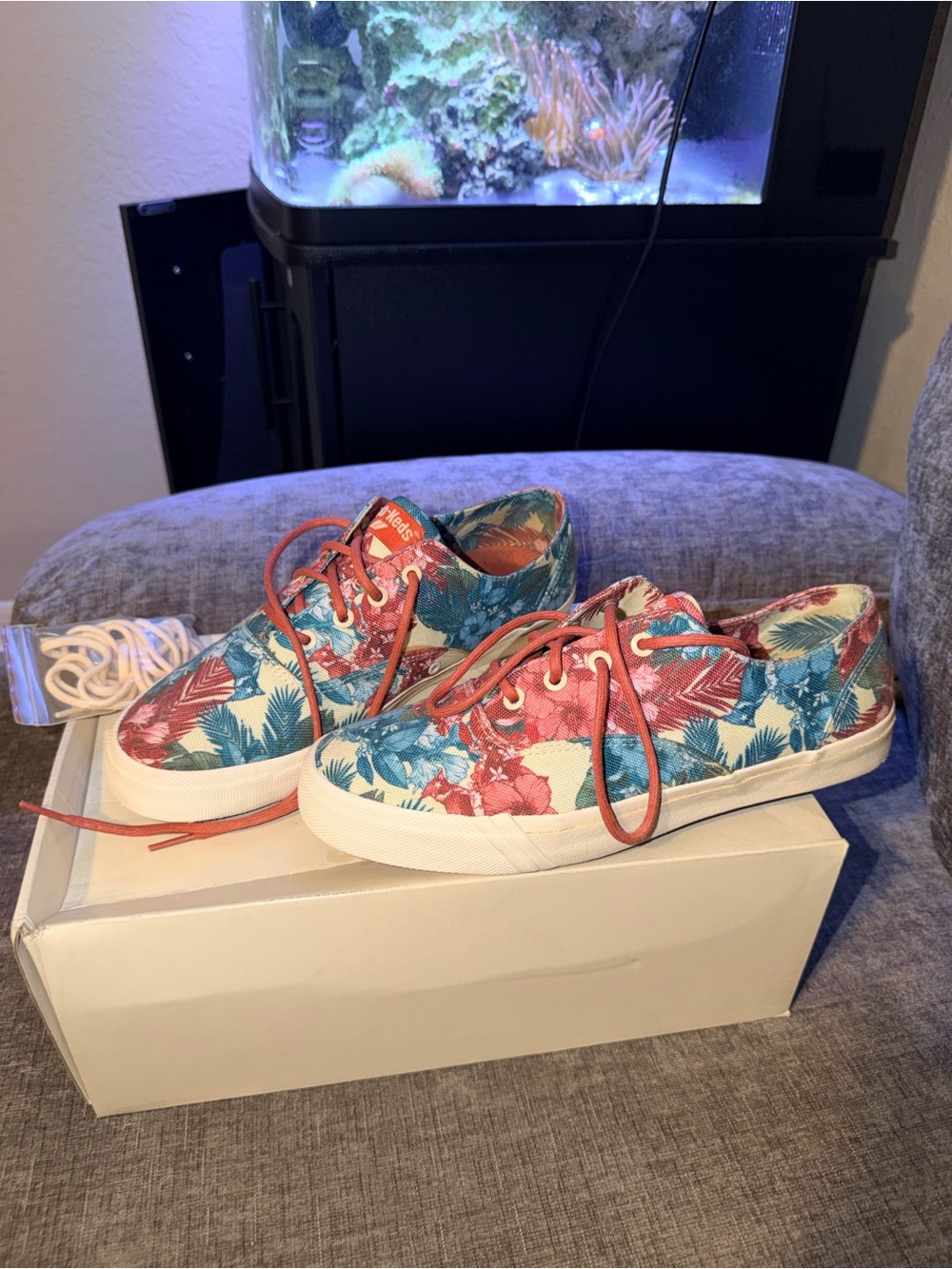 Play Cloths x PRO-Keds Royal CVO Floral Men’s Sneakers Size 8.5 Rare